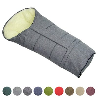 bambiniwelt winterfusssack in mumienform fr kinderwagen jogger buggy oder