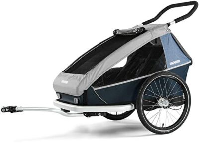 croozer kid le for 2 fahrradanhnger stone grey 2019 fahrrad anhnger 1