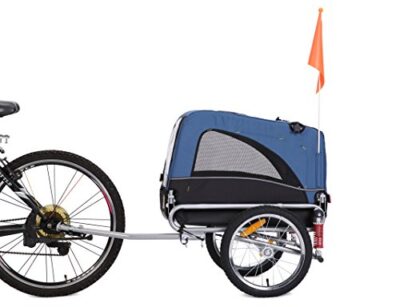 leonpets 2019 sommerangebote haustier transportwagen fahrradanhnger blau
