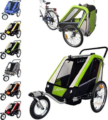 papilioshop leon kinderanhnger fahrradanhnger jogger von 1 oder 2 kinder