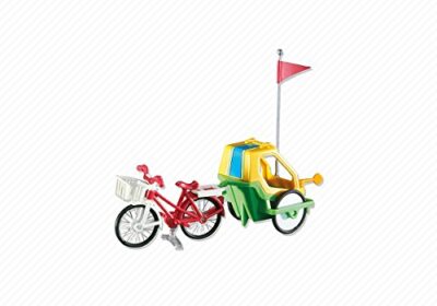 playmobil 6388 fahrrad mit kinderanhnger folienverpackung