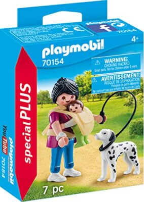 playmobil 70154 special plus mama mit baby und hund bunt