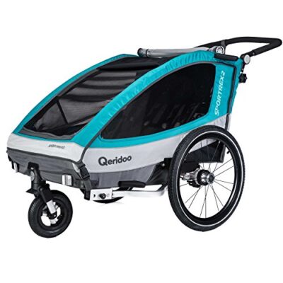 qeridoo sportrex 2 fahrradanhnger 2018 inkl neuer parkbremse 3