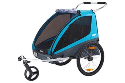 thule coaster xt 10101806 fahrradbuggy inklusive blau