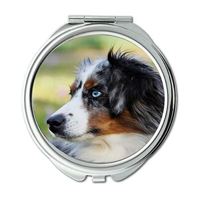 yanteng spiegel reise spiegel australian shepherd blue merle hund tier